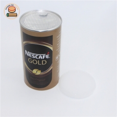 High Quality Custom EOE Composite Paper Ring Pull Cans Packaging For Cocoa Coffee Powder