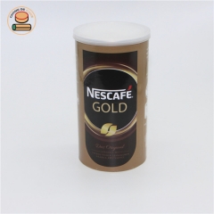 High Quality Custom EOE Composite Paper Ring Pull Cans Packaging For Cocoa Coffee Powder
