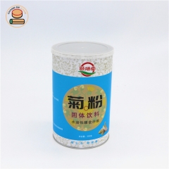 hot sale custom kraft paper tube box packaging for raisins cream of tartar cheese powder packaging