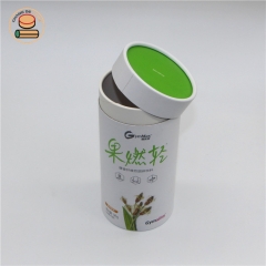 Recycle Inner Aluminum Paper Cylinder Canister Compostable Paper Tube For 100G Food Nut Packaging