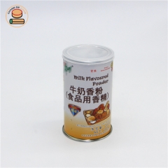 customizable fancy food grade kraft paper tube canister packaging for tea candy snack packaging
