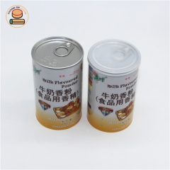 customizable fancy food grade kraft paper tube canister packaging for tea candy snack packaging