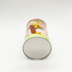 cartoon custom food kraft paper tube canister packaging for litter bear cookies fruit drops chocolate bar packaging