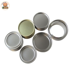 ID99mm 401# Tin cover tin lids tinplate lids Iron Round Can Cover for paper tube