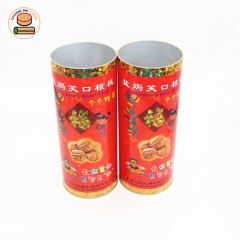 custom fancy printing logo tea Natural food solid drink chocolate paper tube boxes packaging with resealable lid