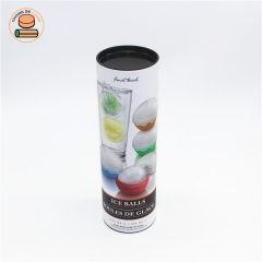 Popular Custom Inner Plug Lid Paper Tube cans Packaging For Wine Art Clothes Collection Packaging