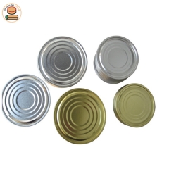 ID99mm 401# Tin cover tin lids tinplate lids Iron Round Can Cover for paper tube