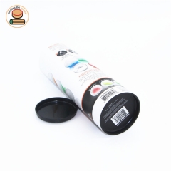 Popular Custom Inner Plug Lid Paper Tube cans Packaging For Wine Art Clothes Collection Packaging