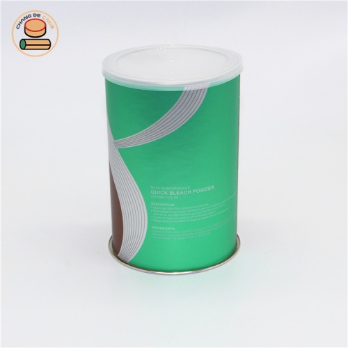Customized Double Lid Coffee Canister Tea Container Airtight Packaging Tube With Logo Printing