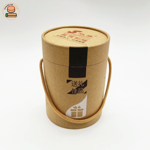 Hot sales in Europe and America food paper tube canister packaging mooncake flower Valentine's wedding gift packing