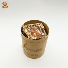 Hot sales in Europe and America food paper tube canister packaging mooncake flower Valentine's wedding gift packing
