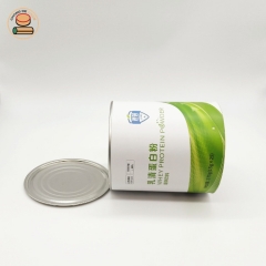 custom various size food paper canister packaging for baby food health food milk Protein powder packaging