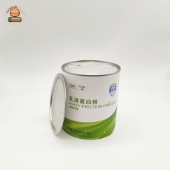 custom various size food paper canister packaging for baby food health food milk Protein powder packaging