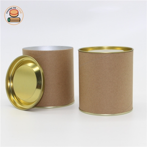 Custom Logo Luxury Cylinder Tube Rigid Cardboard Paper Packaging Gift Round Socks/ shoes/ties Box with inner plug lid