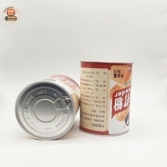 high grade custom airtight food paper tube jar packaging for dries fruit and vegetable beef pork fish packaging