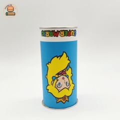 customzied cylinder fancy paper tube packaging for kids color pen moistureproof agent deodorant packaging