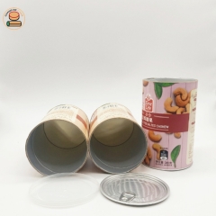 Eco Friendly Recyclable Biodegradable Cardboard Round Boxes Packaging Cans Kraft Paper Tube