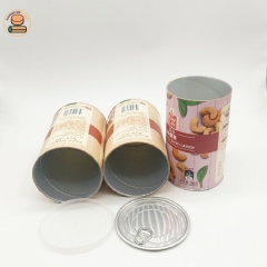Eco Friendly Recyclable Biodegradable Cardboard Round Boxes Packaging Cans Kraft Paper Tube