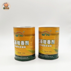 Custom biodegradable paper cylinder round cardboard box packaging food tea nut coffee