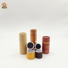 Custom Fancy Printing Lipstick Rouge Lip Gloss Essential Oil Cosmetics Cardboard Paper Tube Canister Packaging