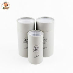 factory direct supply resealable top lid paper tube boxes packaging for candle aromatherapy essential oil packaging