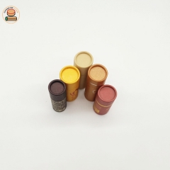 Custom Fancy Printing Lipstick Rouge Lip Gloss Essential Oil Cosmetics Cardboard Paper Tube Canister Packaging