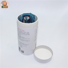 Good quality ISO healthy food lose weight tea slimming milk shake double-layers paper tube with food inspection certificate