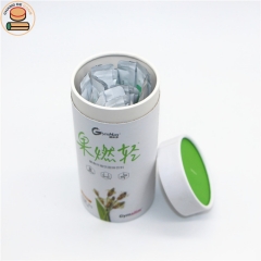 Good quality ISO healthy food lose weight tea slimming milk shake double-layers paper tube with food inspection certificate