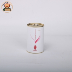 High quality custom simple style food paper tube boxes packaging cheese sticks chocolate biscuits egg rolls cakes packaging