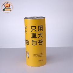 Advanced customization royal usefood paper tube boxes packaging tea egg rolls cakes cookies candle pacjaging