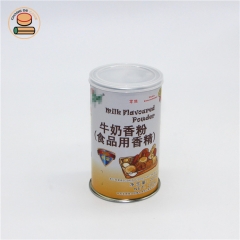 China factory direct supply cheese cream matcha cocoa coffee powder paper tube cans boxes packaging