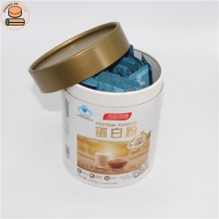 Food Grade Double Layers Paper Tube Protein Powder Milk Matcha Chocolate CoCoa Packaging Health food granule