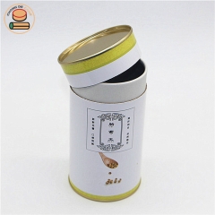 Custom stay fresh without refrigeration food paper tube boxes packaging for Black tea Strawberry Nata Fig Raisin packaging