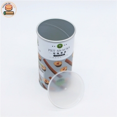 Paper tube packaging of puffed food Packaging of potato chips in paper cans with potato chips cylinder paper snacks packaging