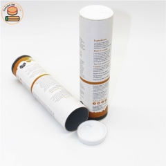 Hot-selling salt and pepper shaker plastic lid paper tube