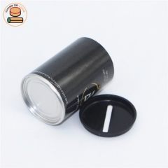 Cheap price paper coin collection bank kids piggy bank paper cans for money packaging money box paper tube
