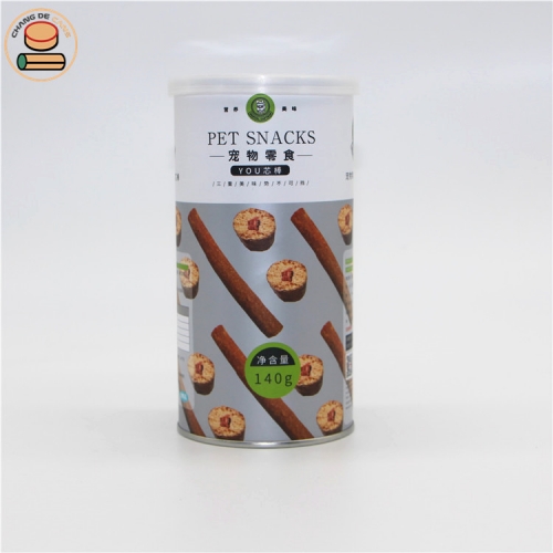 Paper tube packaging of puffed food Packaging of potato chips in paper cans with potato chips cylinder paper snacks packaging