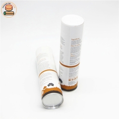 Hot-selling salt and pepper shaker plastic lid paper tube