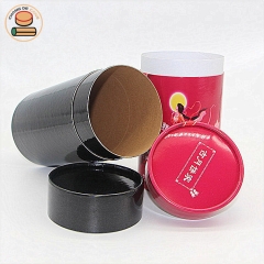 food paper tube boxes packaging for cookies candy wedding gift flower health food packaging