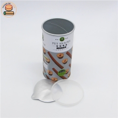 Paper tube packaging of puffed food Packaging of potato chips in paper cans with potato chips cylinder paper snacks packaging