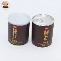 Cheap Factory Custom wholesale biodegradable paper tube tea cacao powder paper tube packaging for Pu'er tea Vanilla tea