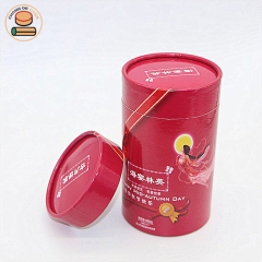 food paper tube boxes packaging for cookies candy wedding gift flower health food packaging