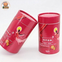 food paper tube boxes packaging for cookies candy wedding gift flower health food packaging
