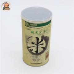 Best selling moisture anti food paper tube boxes packaging for rice coffee tea fudge snack cookies powder packaging