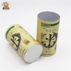 Best selling moisture anti food paper tube boxes packaging for rice coffee tea fudge snack cookies powder packaging