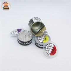 100% biodegradable material custom small foods paper cans for pet food candy spice salt chocolate dry meat packaging