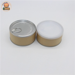 Food grade paper tube Airtight packaging cylinder packaging tube for honey butter chips Milk powder coffee cylinder packaging