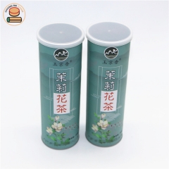 Wholesale Customized Airtight Popcorn nuts snacks Jasmine Tea Paper Box Tube