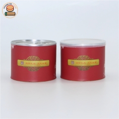 Food grade paper tube coffee packaging canister cylinder packaging tube for tea