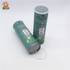 Wholesale Customized Airtight Popcorn nuts snacks Jasmine Tea Paper Box Tube